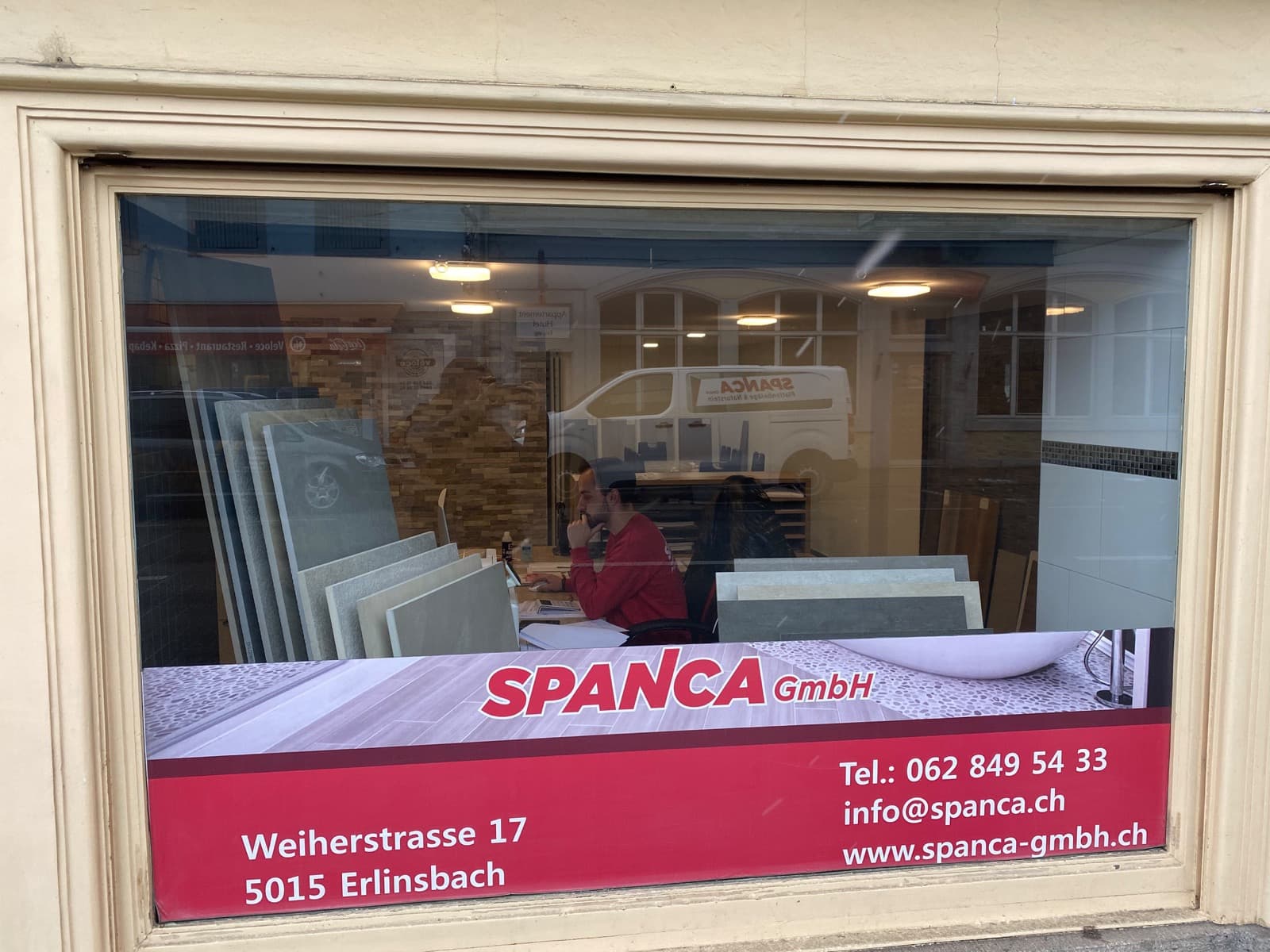 Fensterbeschriftung, SPANCA