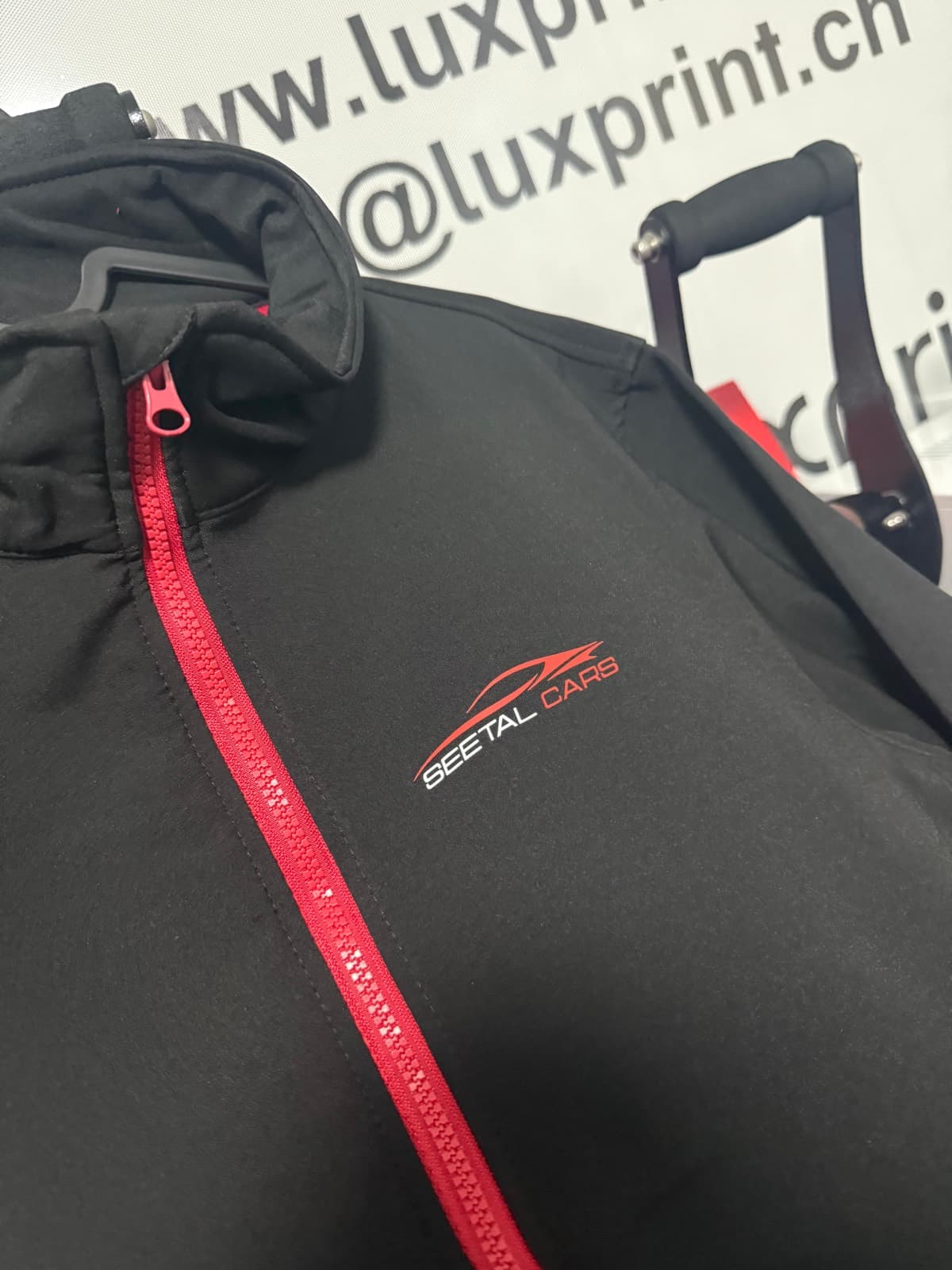 Softshelljacke mit Logo, Seetal Cars