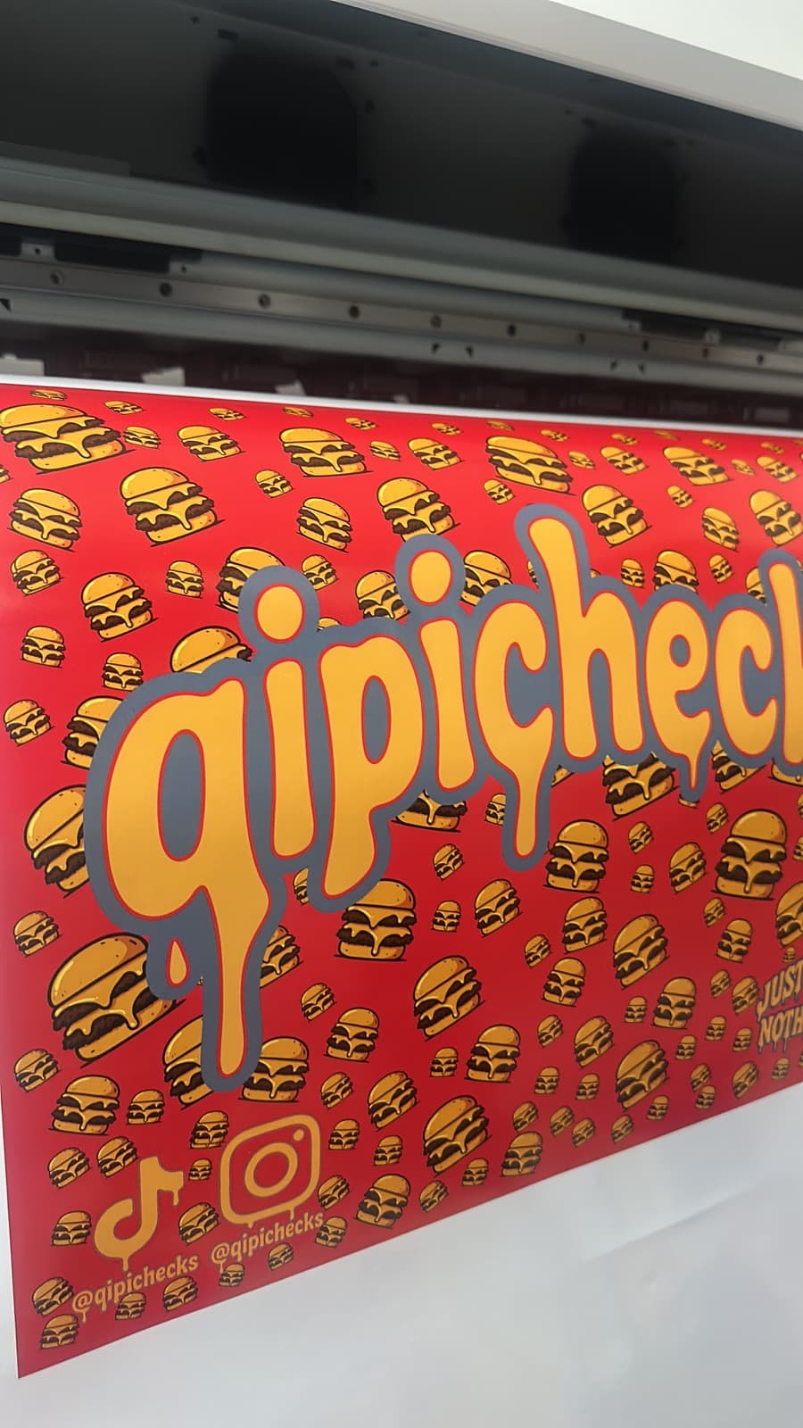 Druckmotiv gipicheck's, Detail